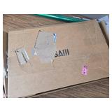 $50 SAIJI PU Leather Laptop Bed Tray Table, Adjustable Stand, Black