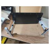 $50 SAIJI PU Leather Laptop Bed Tray Table, Adjustable Stand, Black