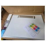 Monthly Calendar Whiteboard & Cork Board, 24x18, Double-Sided