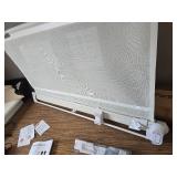 $89 Retractable Baby Gate 150in, 42in, Reinforced Strip, 12ft Wide