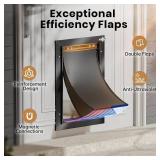 $100 All Aluminum Dog Door for Exterior Door, Large, Heavy Duty, 110lb