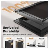 $100 All Aluminum Dog Door for Exterior Door, Large, Heavy Duty, 110lb