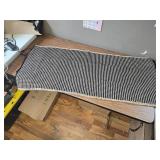 $70 Waffle Runner Rug 60x24, Non-Slip, Quick-Dry, Khaki/Black
