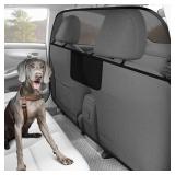 Mixsuper Dog Car Barrier, 52.4" Wide, Escape-Proof Mesh, Black