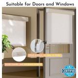 $74 Persilux Light Filtering Roller Shades, Cordless, Linen, 37W x 72H