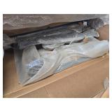 $139 Diwhy Industrial 3-Tier Rolling Utility Storage Cart with Wood