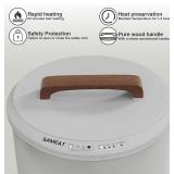 $100 SAMEAT Heated Towel Warmer for Bathroom, Auto Shut Off, Gray