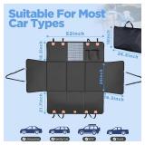 $73 Back Seat Extender for Dogs - Waterproof Car Seat Cover, 400lbs