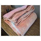 Heated Queen Blanket, Dual Control, 8 Heat, 10h Auto-Off, Pink