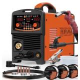 $170 250A Aluminum Pulsed MIG Welder 110/220V, 6-in-1 MIG/TIG/Stick