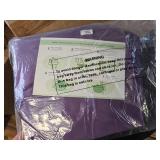 $100 Lumaland 3ft Medium Bean Bag Chair with Microsuede Cover, Purple