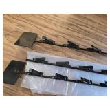 3 Pack Clip Strip Black, 31" Long, 12 Hook Stations