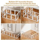 $190 Clear Acrylic Dog Playpen, Indoor Transparent Pet Pen, Wooden