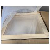 $190 Clear Acrylic Dog Playpen, Indoor Transparent Pet Pen, Wooden