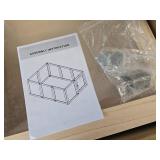 $190 Clear Acrylic Dog Playpen, Indoor Transparent Pet Pen, Wooden