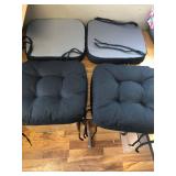 $49 baibu 4-Pack Dining Chair Cushions, Memory Foam, 16.5x16.5in