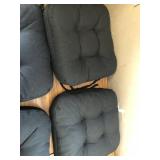 $49 baibu 4-Pack Dining Chair Cushions, Memory Foam, 16.5x16.5in