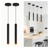 2-Pack Pendant Lights, 3W LED for Island (11.8in, 3000K)