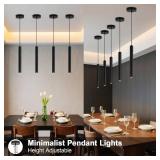 2-Pack Pendant Lights, 3W LED for Island (11.8in, 3000K)