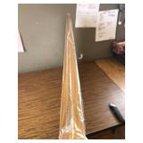 $110 Framed Abstract Wall Art Green White Gold Lines Boho Canvas 24x48