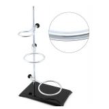 QWORK Laboratory-Grade Metalware Set with Lab Stand and Clamps