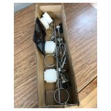 QWORK Laboratory-Grade Metalware Set with Lab Stand and Clamps