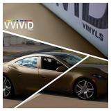 VViViD XPO Matte Brown Vinyl Wrap Roll (3x5ft) with Air Release
