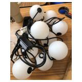 $75 Brightech Orb String Lights - 10 Globe LED - 30 ft Black