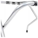 Folding Suitcase Stand - Fully Assembled Luggage Rack, Chrome