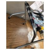 Folding Suitcase Stand - Fully Assembled Luggage Rack, Chrome