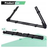 $130 Rooftop Upright Bike Rack with Two Arms 1-Bike Carrier for Cars