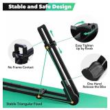 $130 Rooftop Upright Bike Rack with Two Arms 1-Bike Carrier for Cars