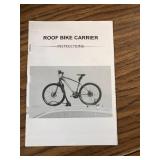 $130 Rooftop Upright Bike Rack with Two Arms 1-Bike Carrier for Cars