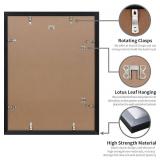 DOAI ART 18x24 Poster Frame 2 Pack, Black - Wall Picture Frames