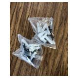 $90 Clothes Rack 42in Wall Mounted with Black Wood Shelf, Heavy Duty