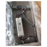 $116 Finktonglan Crystal LED Ceiling Light 20 Rectangular Dimmable