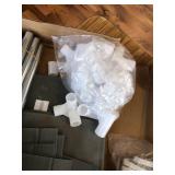 $51 Portable Clothes Closet with Rolling Doors - Gray