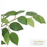 $120 Nafresh Tall UV-Resistant Ficus Tree Artificial, 7ft