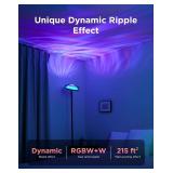 $150 Govee Uplighter Floor Lamp with RGBIC Ripple Projector, Alexa