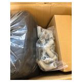 $180 2-Person Steam Sauna Tent 2 Steamers 2 Chairs 71x49x36 Black