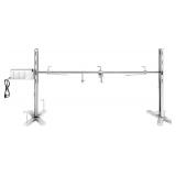 $250 Rotisserie Grill Kit Stainless Tripod Stand, 52" Roaster, 30W