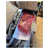 5-Tier Shelf Organizer, Heavy-Duty Shelving, Black 33x12.6x72