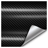 $47 VViViD Black True-R Carbon Fiber Vinyl Wrap (6x5 Hood/Trunk Kit)