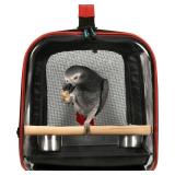$80 Colorday Lightweight Bird Carrier, Cage with Perch, Black