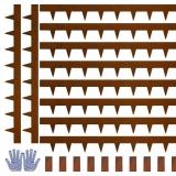 $66 Corten Steel Landscape Edging 4.5" H x 40" L - 33ft, 10 Pcs