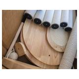 $140 Modern Cat Tree with Scratching Post and Rubber Wood Tower