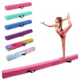 $47 8FT Folding Balance Beam with Non-Slip Base