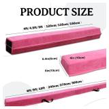$47 8FT Folding Balance Beam with Non-Slip Base