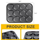 Muffin Top Pan single Pack, Nonstick Whoopie Pie Pan for Moon Pie