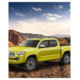 in-Channel Window Rain Guards for Toyota Tacoma Cab 2016-2023